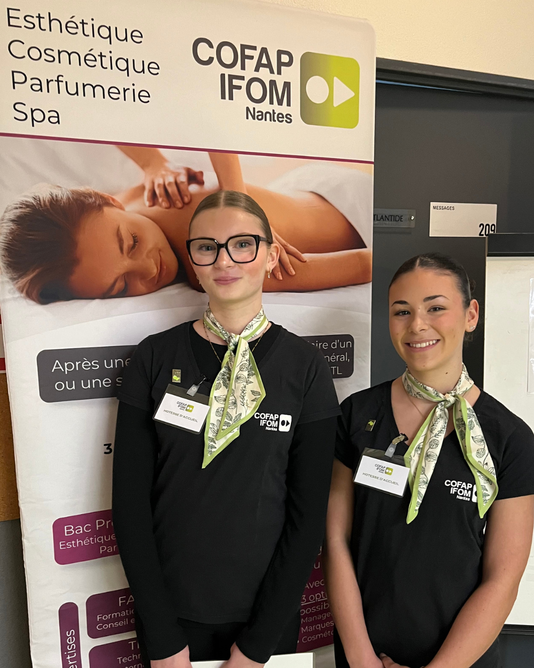 Accueil lors d'une journée portes ouvertes