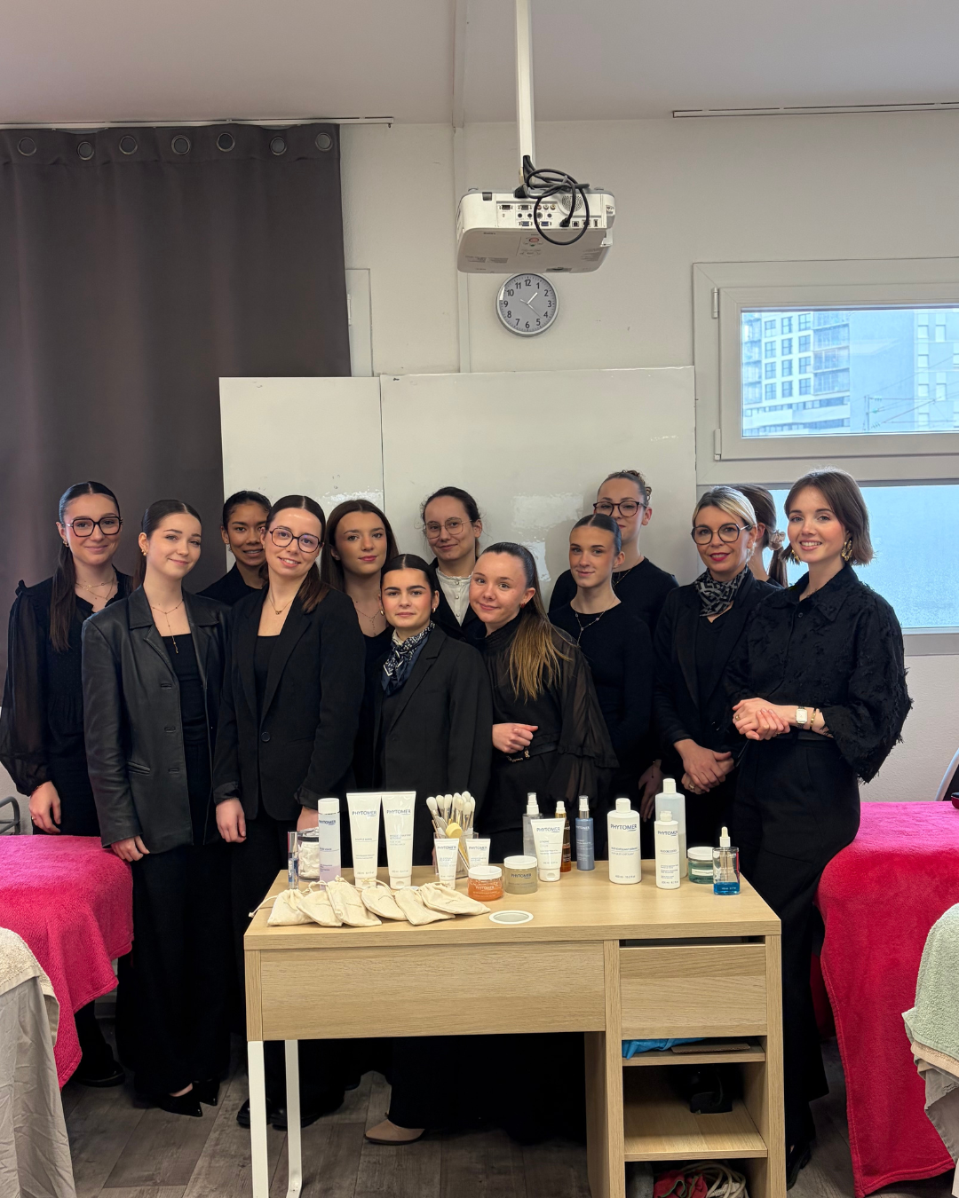 Intervention professionnelle PHYTOMER pour la classe TISS