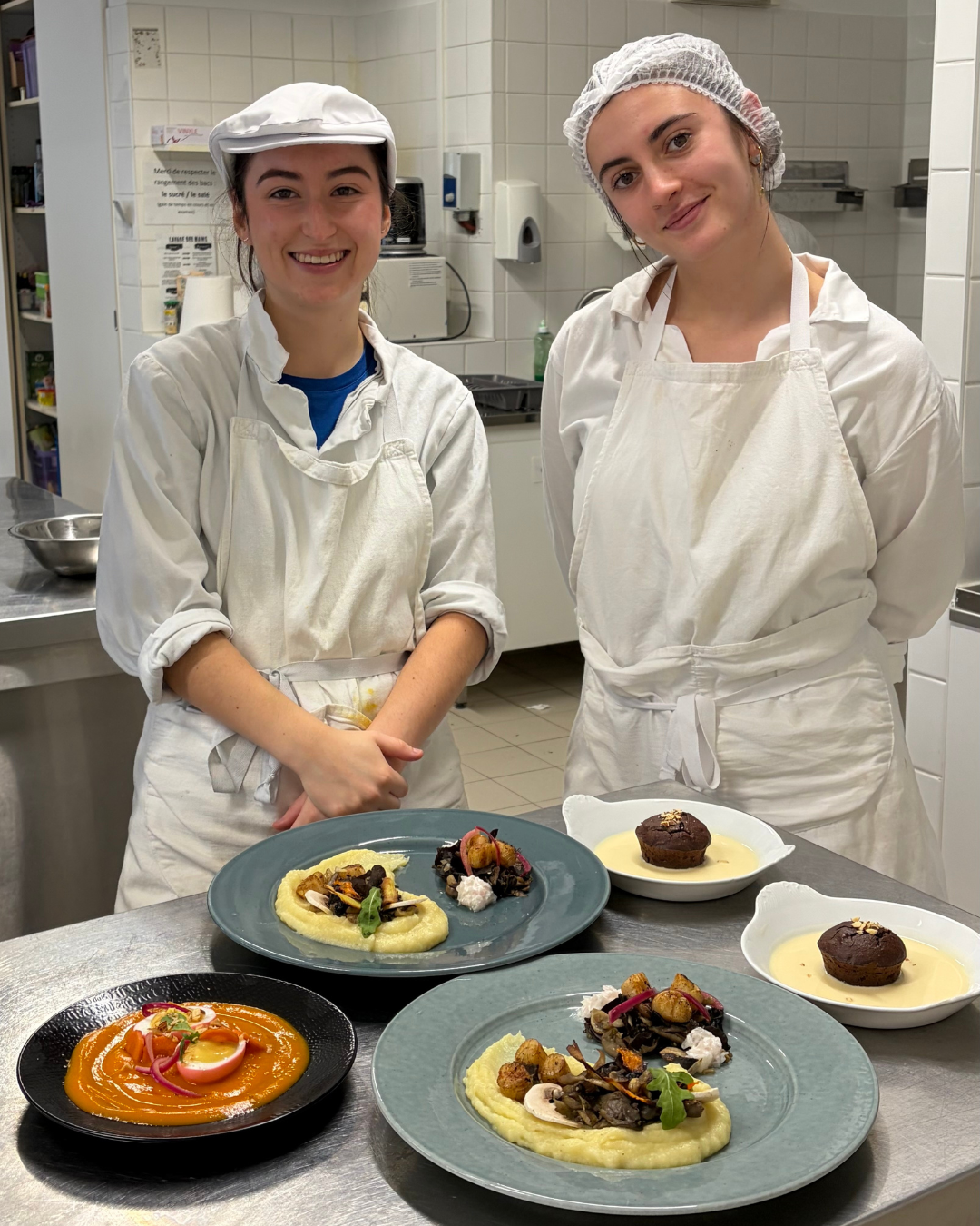 Cours de cuisine des BTS Diététique et Nutrition