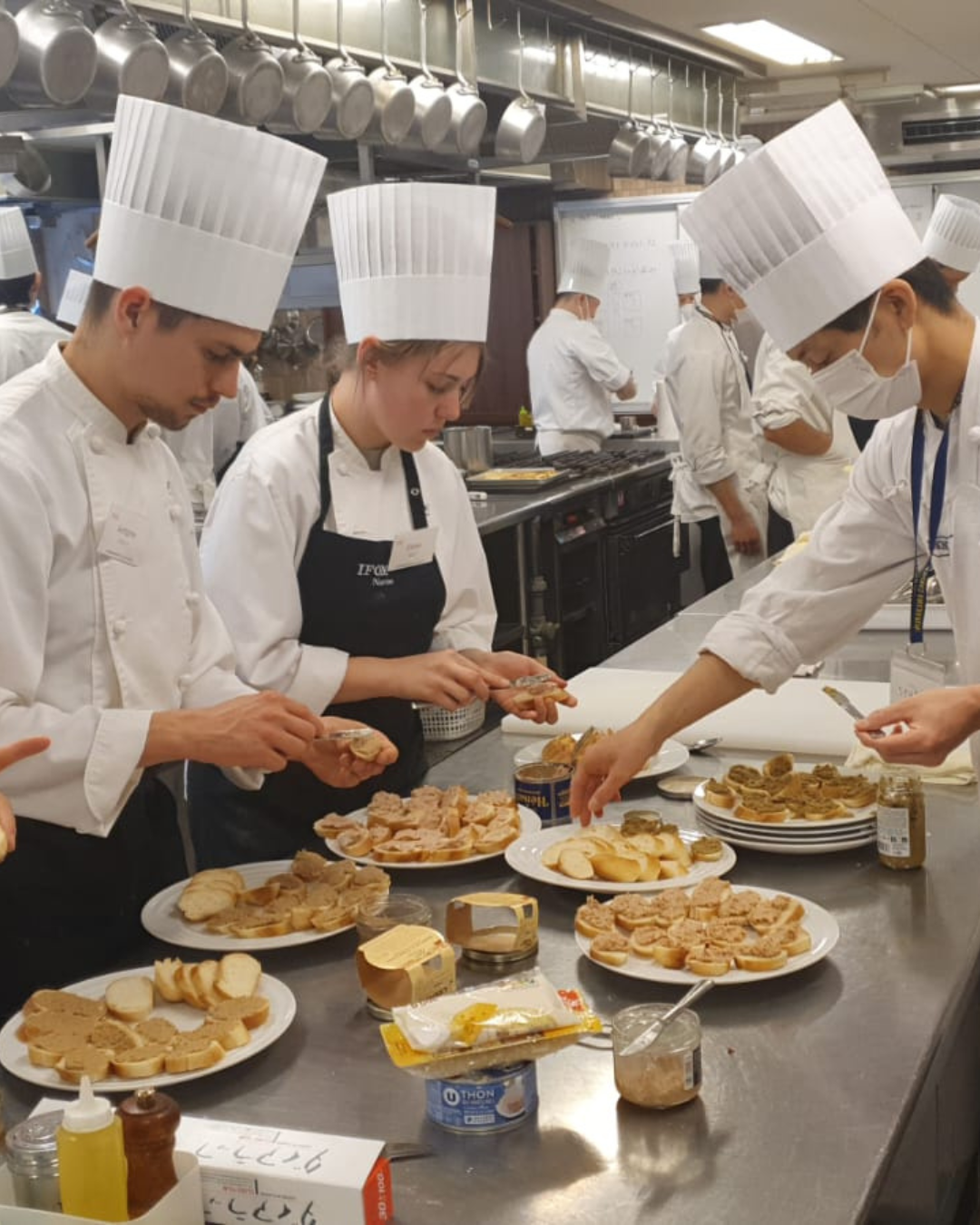 Cours de cuisine au Japon