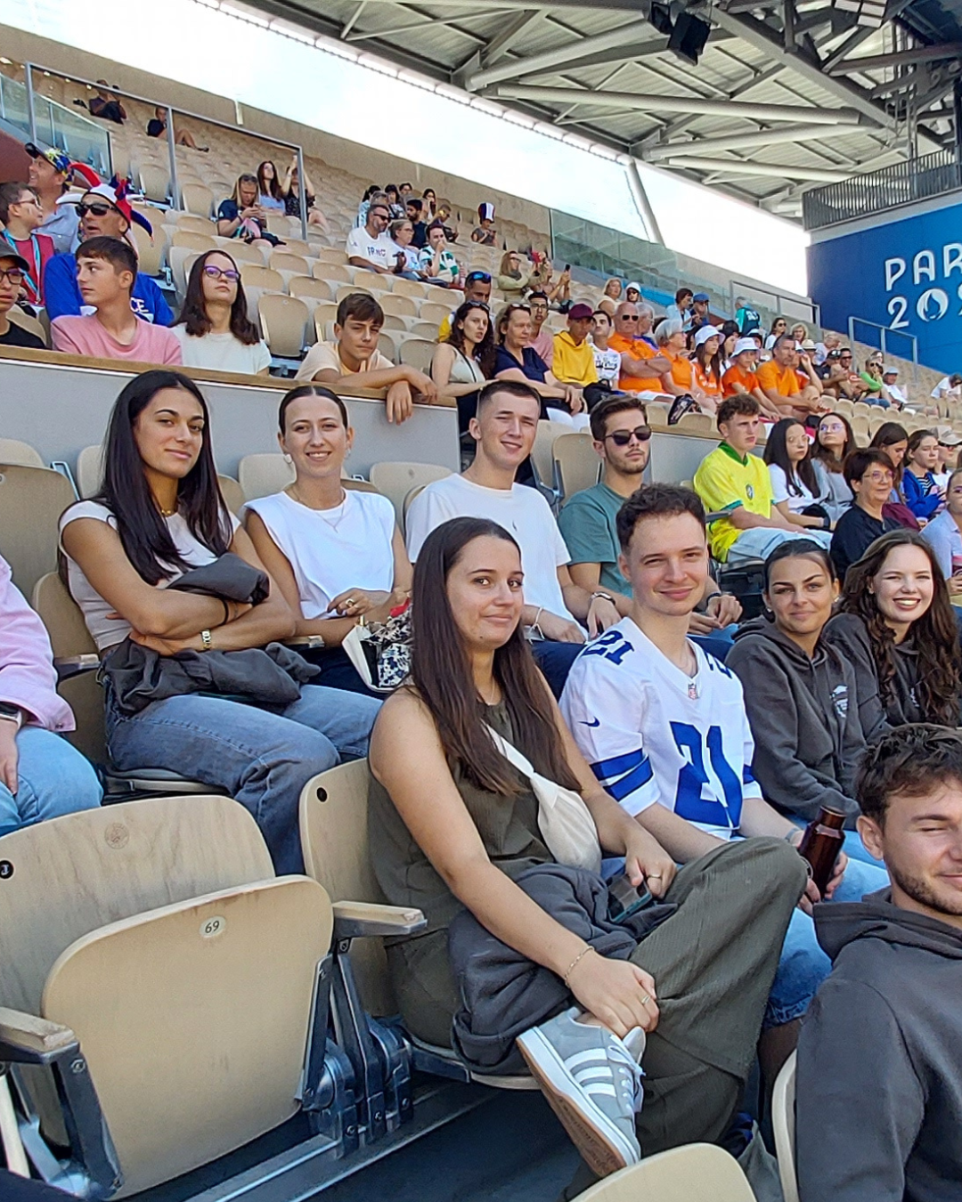 Jeux Olympiques 2024 à Paris, visionnage d'un match à Roland Garros